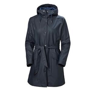 Helly Hansen Women's Kirkwall I| Raincoat Size Medium Navy